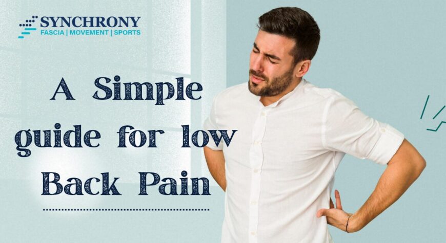 Illustration showing back pain
